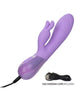 Aura Dual Bunny Rabbit Vibrator - Waterproof Rechargeable G-Spot & Clitoral Massager