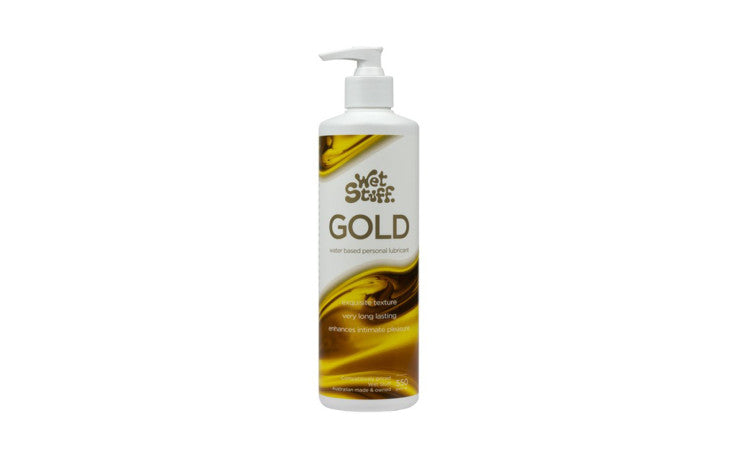 Wet Stuff Gold Water Based Lubricant 550g Pump
