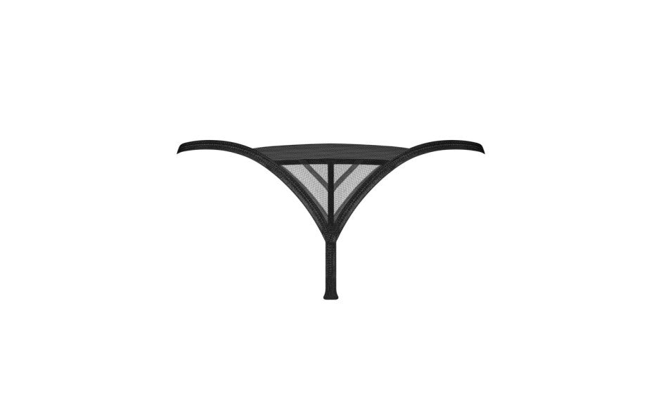 Lune Bellis Mesh Thong – Black M/L