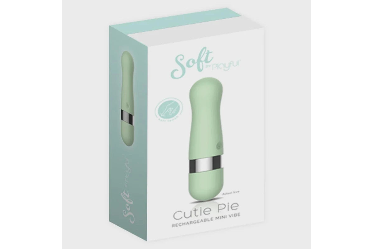 Soft by Playful Cutie Pie - Rechargeable Bullet Vibrator in Mint