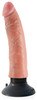 Pipedream King Cock 7 inch Vibrating Dildo with  Posable Spine and Suction Cup