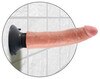 Pipedream King Cock 7 inch Vibrating Dildo with  Posable Spine and Suction Cup