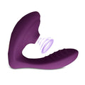 Dual Action Clitoral Suction & G-Spot Vibrator – Dark Purple