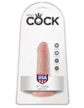 Pipedream King Cock Tapered Realistic Dildo with Suction Cup Mount Base 5 inch Flesh
