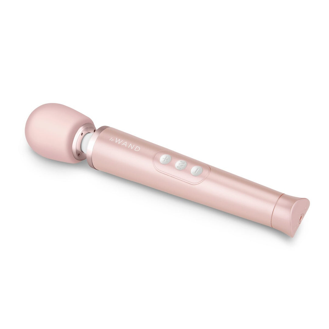 Le Wand Petite Rechargeable Wand Massager – Rose Gold