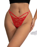 JCW Red Lace G-String – Large