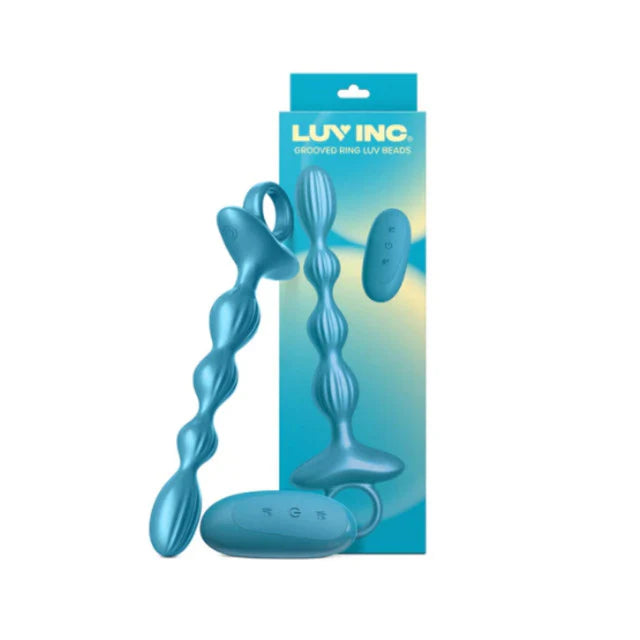 Grooved Ring Luv Beads - Premium Vibrating Anal Beads