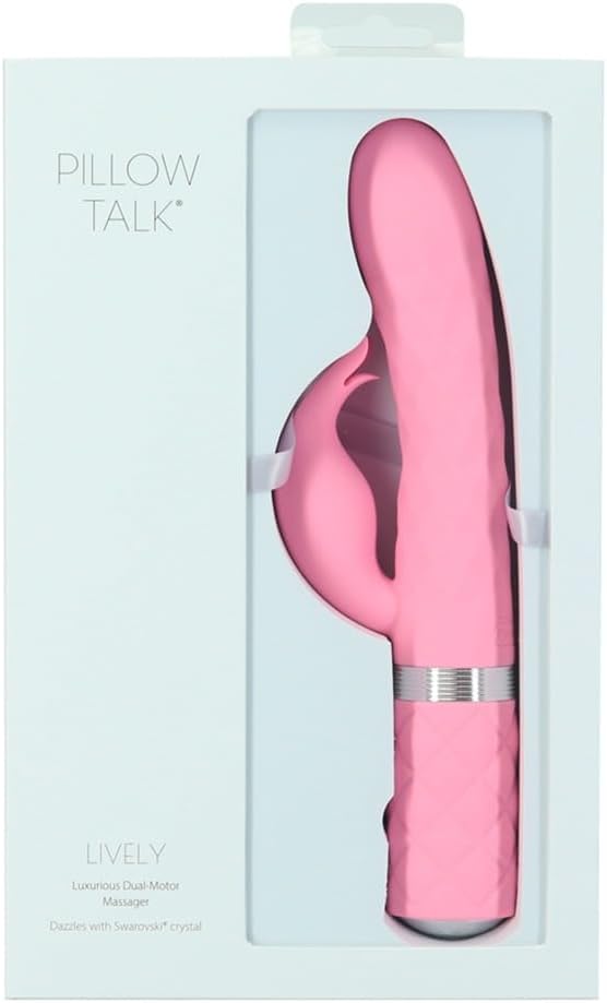 Pillow Talk LIVELY Swarovski Rotating Rabbit Vibrator