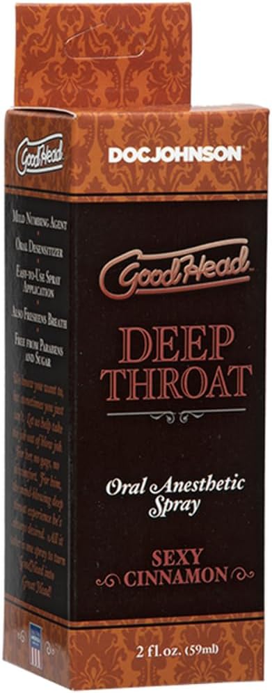 Good Head Deep Throat Cinnamon Numbing Spray 59ml