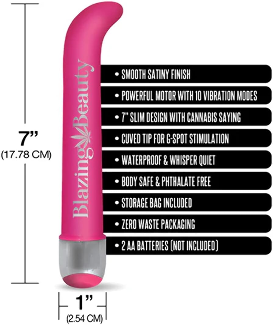 Prints Charming Buzzed 7" G Spot Vibe Blazing Beauty