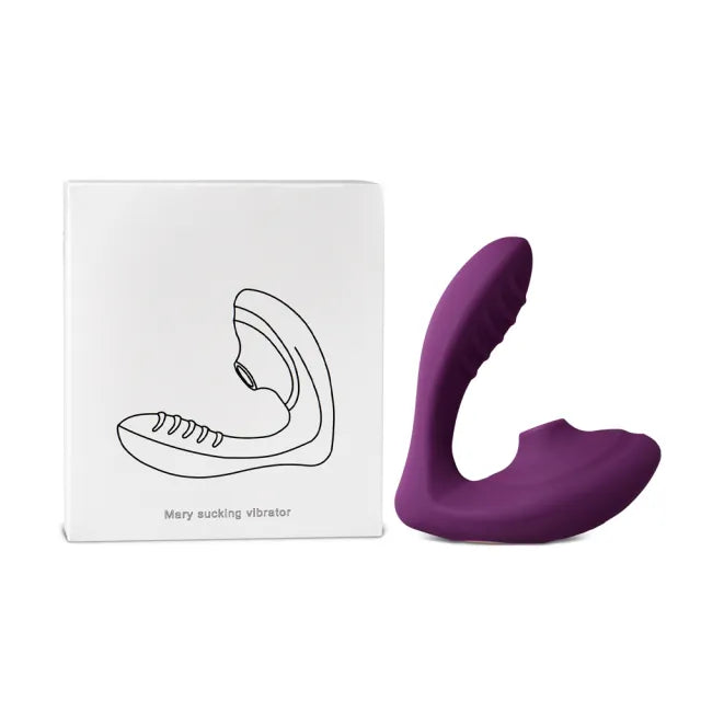 Dual Action Clitoral Suction & G-Spot Vibrator – Dark Purple