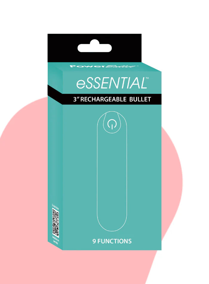 BMS Factory ESSENTIAL POWER Mini Bullet Vibrator - Teal Blue