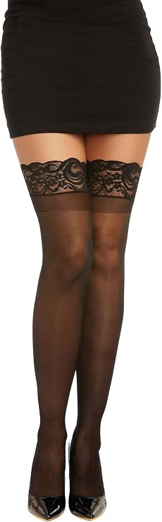 Dreamgirl Women's Thigh High  Black, One Size 0005