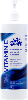 Wet Stuff Vitamin E Water-Based Lubricant 1kg Pump