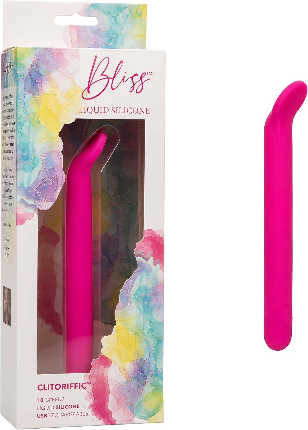 Bliss Liquid Silicone Clitoriffic Vibrator - Pink