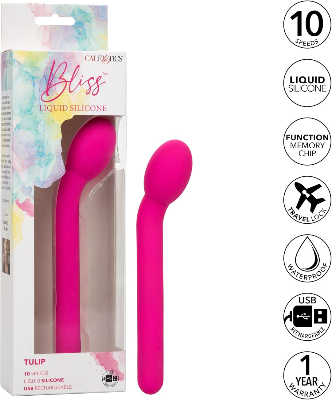 Bliss Liquid Silicone Tulip G-Spot Vibe