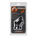 OXBALLS UNIT-X STRETCH sporty sleek cocksling w/ extended ballstretcher base BLACK