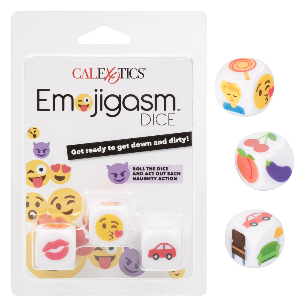 CalExotics Emojigasm Emoji Dice Game for Couples