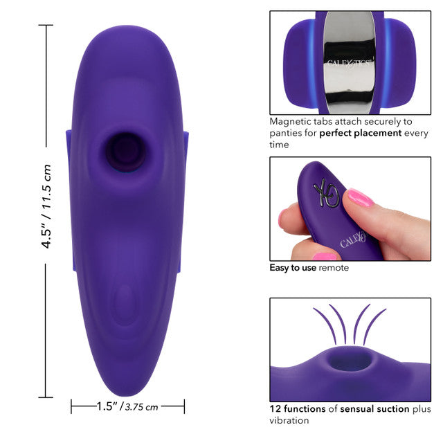 CaleXOtics Lock-N-Play REMOTE SUCTION PANTY TEASER 