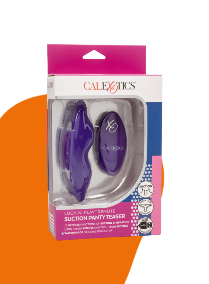 CaleXOtics Lock-N-Play REMOTE SUCTION PANTY TEASER 