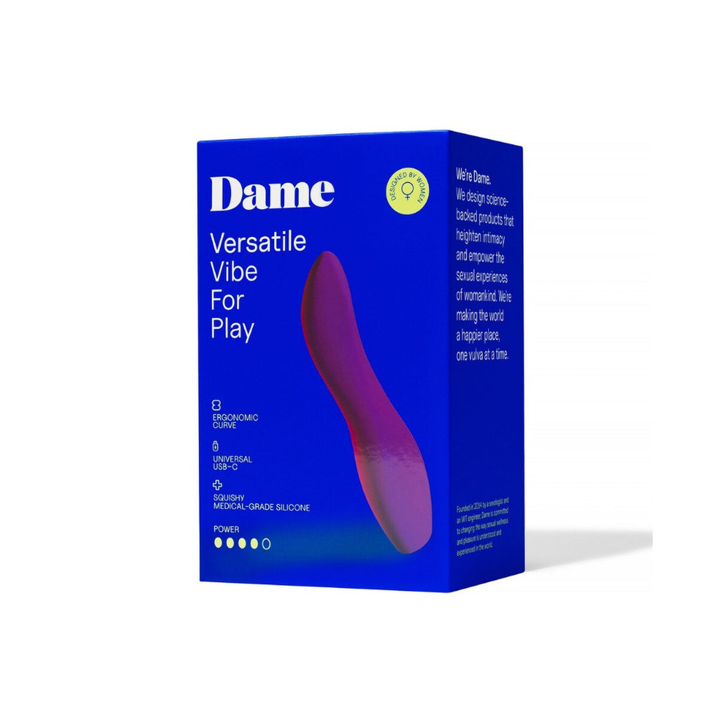Dame Dip 2.0 Plum - Premium Dual Stimulation Vibrator