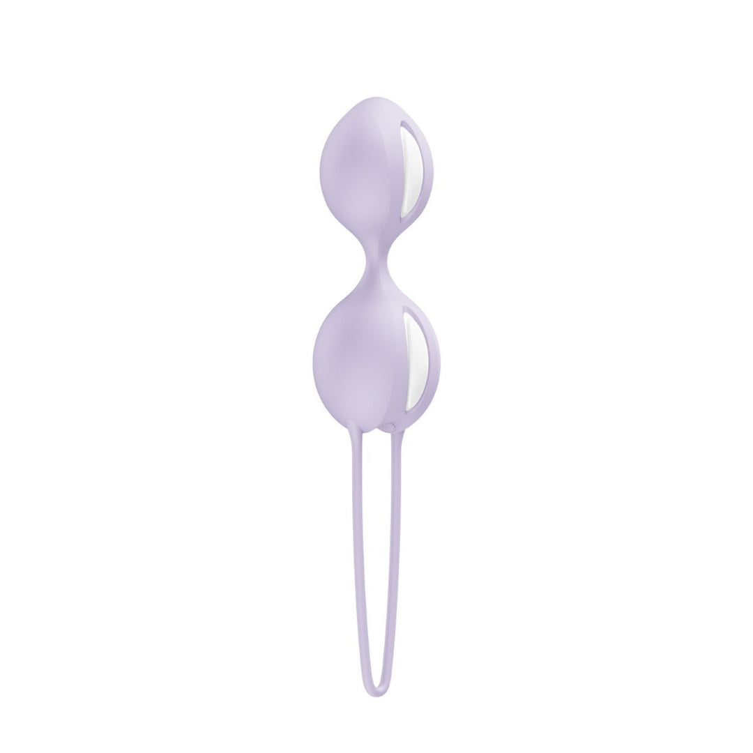 Fun Factory SMARTBALLS DUO | Weighted Kegel Balls for Pelvic Floor Training | Purple