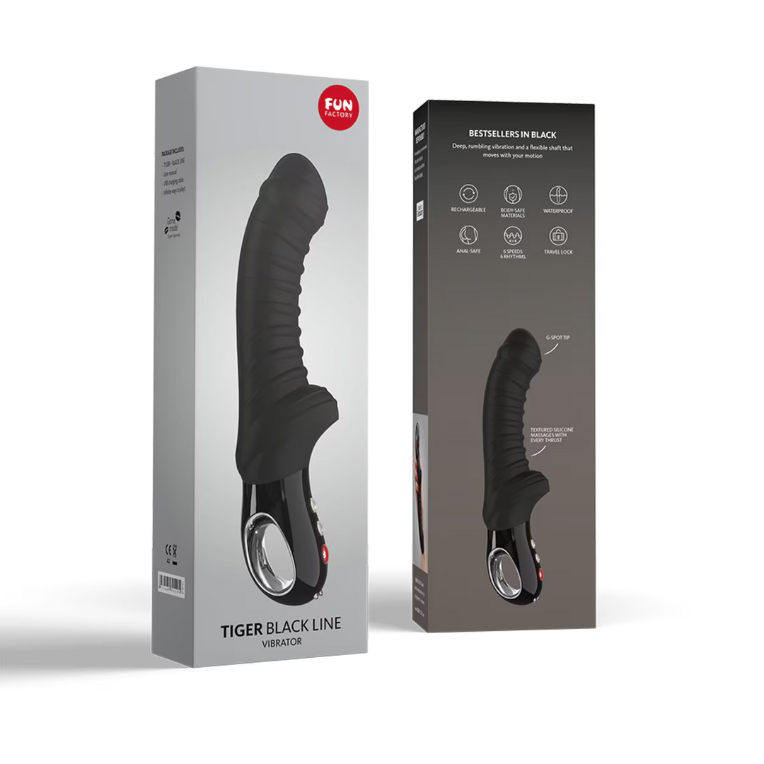 Fun Factory TIGER G5 Ribbed G-Spot Vibrator | Made in Germany