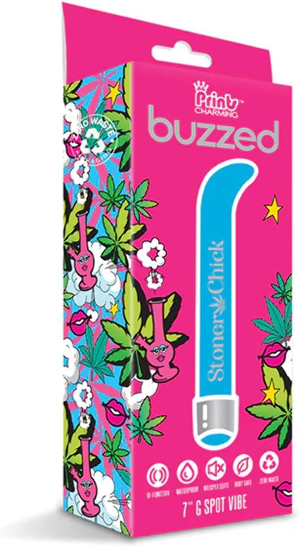 Prints Charming Buzzed 7" G Spot Vibe Stoner Chick