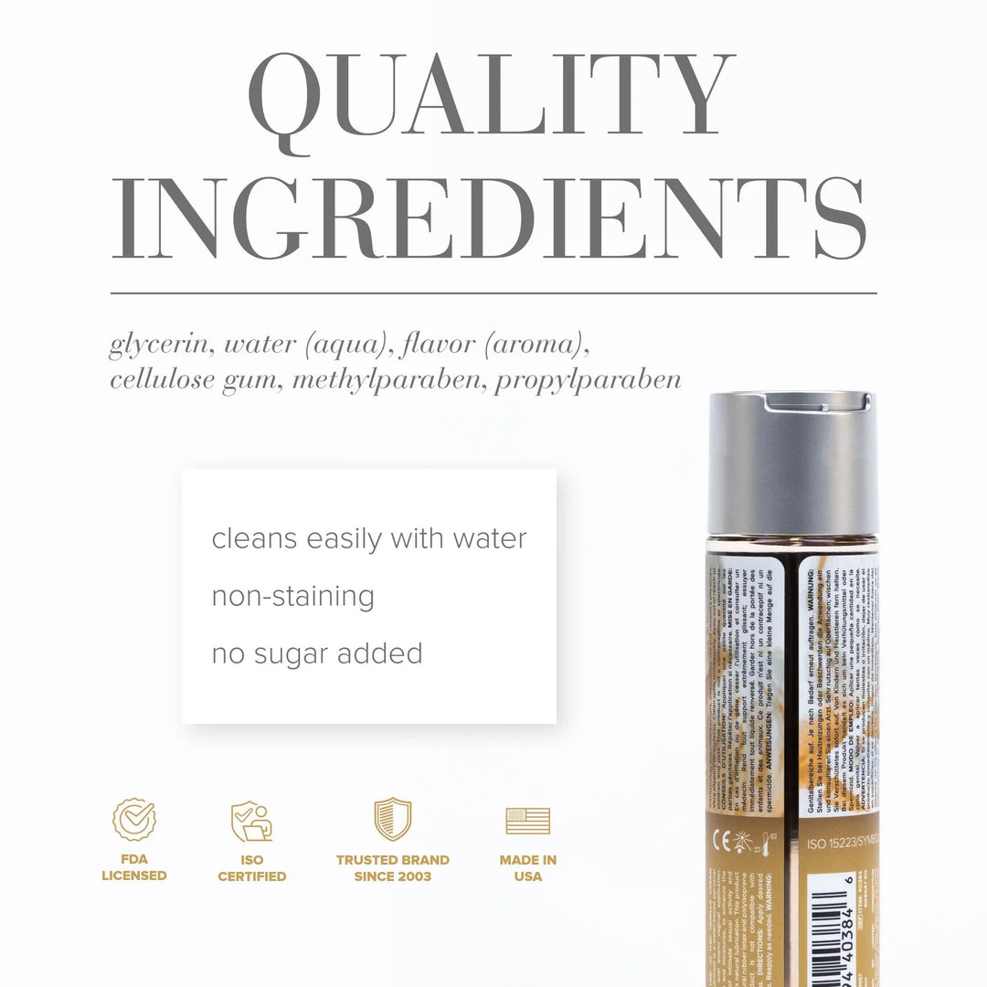 Jo GELATO VANILLA CREAM Flavoured Lubricant 4oz / 120ml