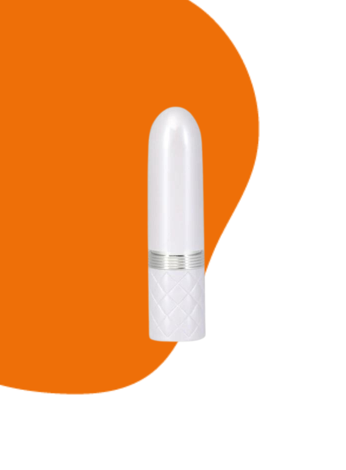 Pillow Talk LUSTY Swarovski crystal mini lipstick clitoral vibrator with flickering tongue
