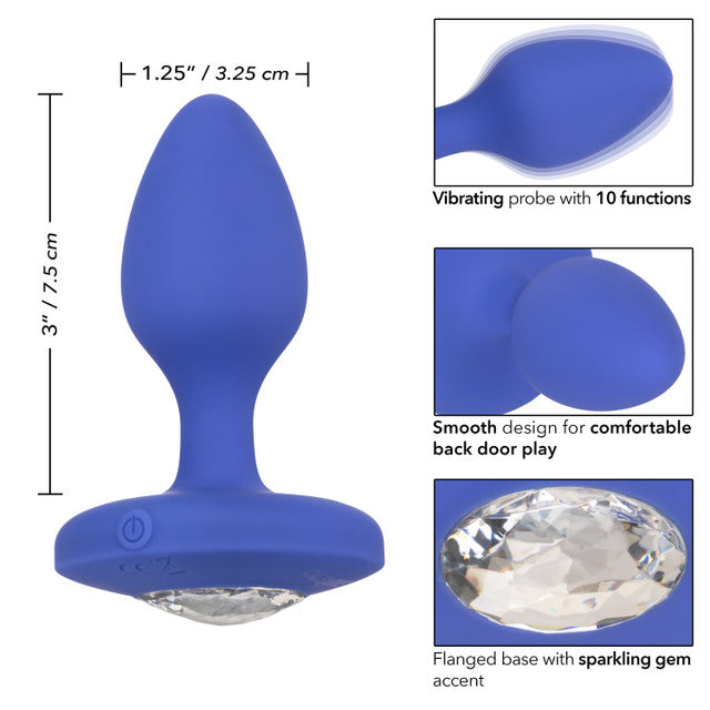 Cheeky Gems MEDIUM RECHARGEABLE VIBRATING Butt Plug