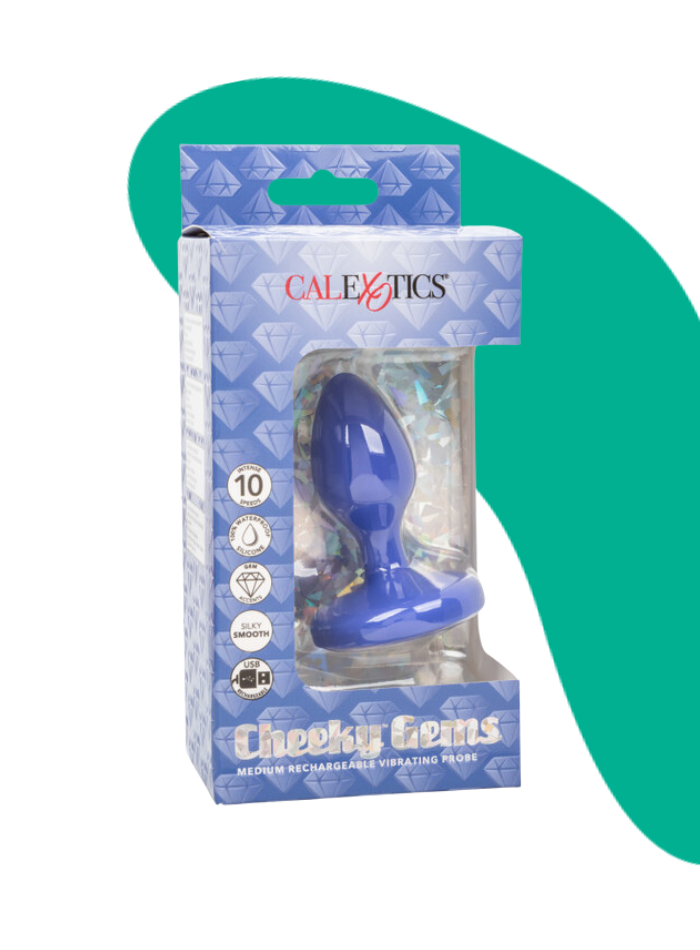 Cheeky Gems MEDIUM RECHARGEABLE VIBRATING Butt Plug