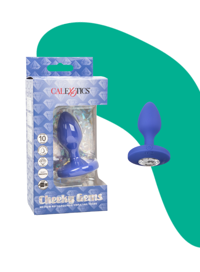 Cheeky Gems MEDIUM RECHARGEABLE VIBRATING Butt Plug