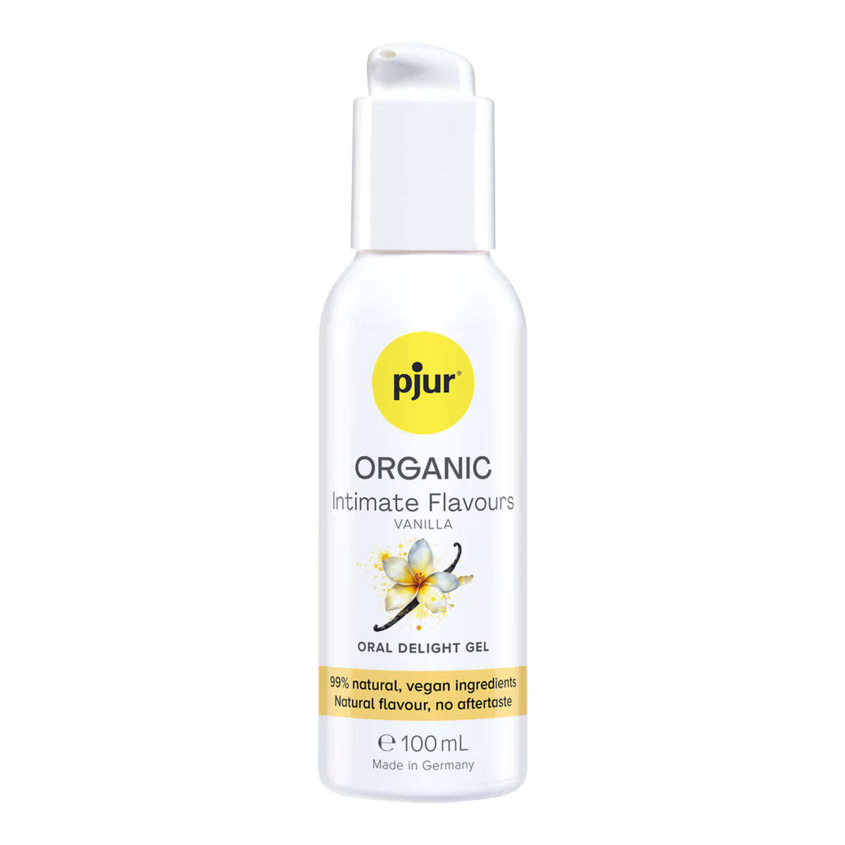 pjur Organic Vanilla Oral Delight Gel 100ml bottle 