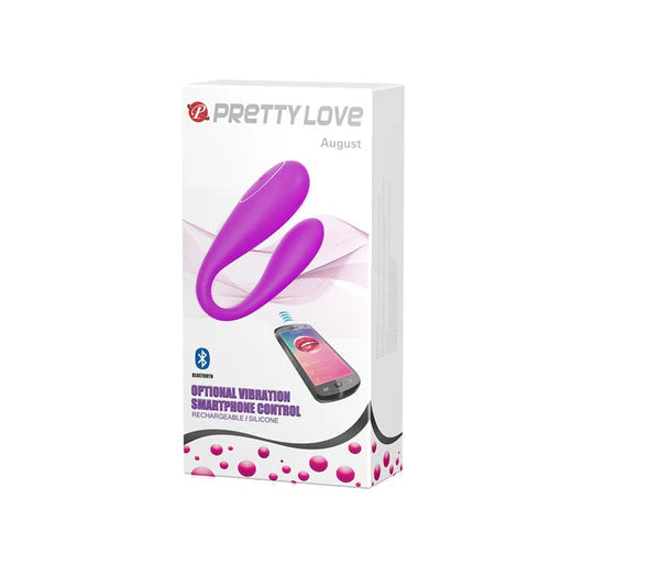 Pretty Love August Rechargeable App-Controlled Wearable Couples Vibrator
