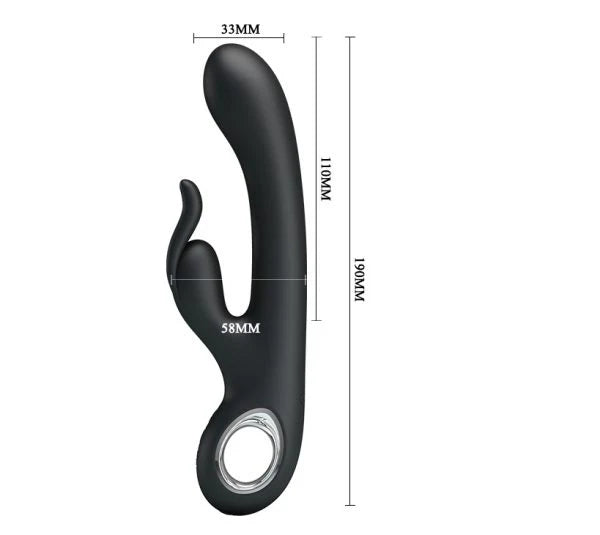 Pretty Love Carina Black Rabbit Vibrator