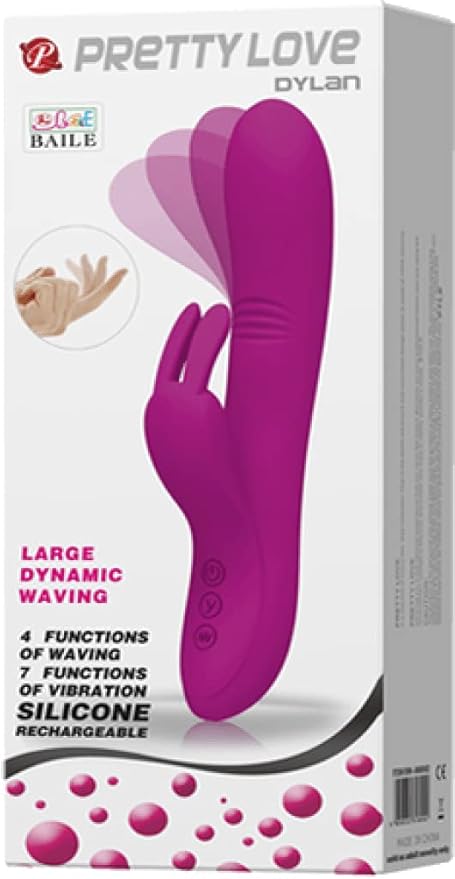 Pretty Love Dylan Pink Come Hither Rabbit Vibrator