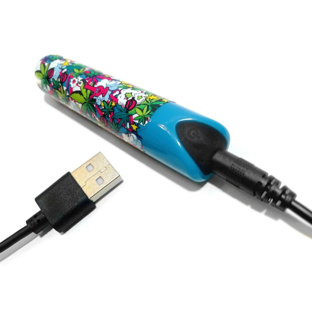 Prints Charming Buzzed 5" Mini Vibe Stoner Chick