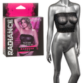 Radiance BANDEAU TOP Black Boob Tube with Sparkling Rhinestones Fits Up to 3X