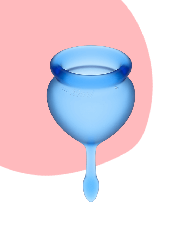 Satisfyer FEEL GOOD silicone menstrual cups (2 pack)
