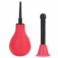 Unisex Whirling Spray Douche for Maximum Cleansing - Black Red Vaginal and Anal