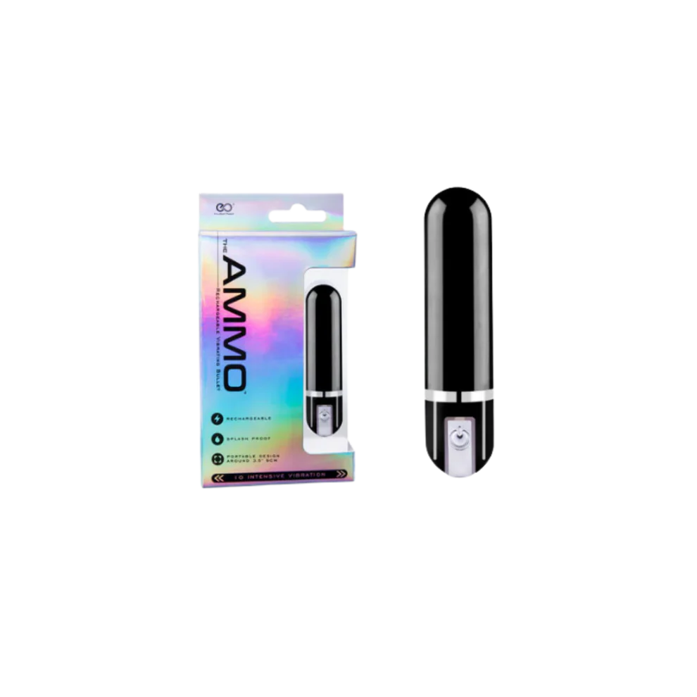 Ammo Vibrating Bullet Black