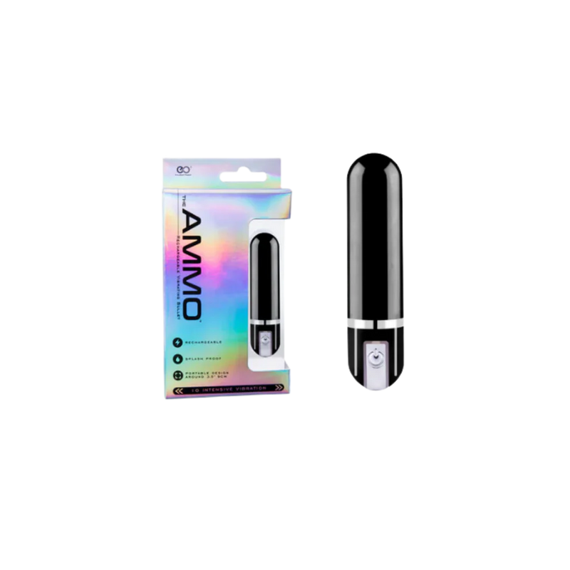 Ammo Vibrating Bullet Black
