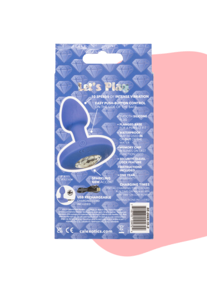 Cheeky Gems SMALL RECHARGEABLE VIBRATING Butt Plug