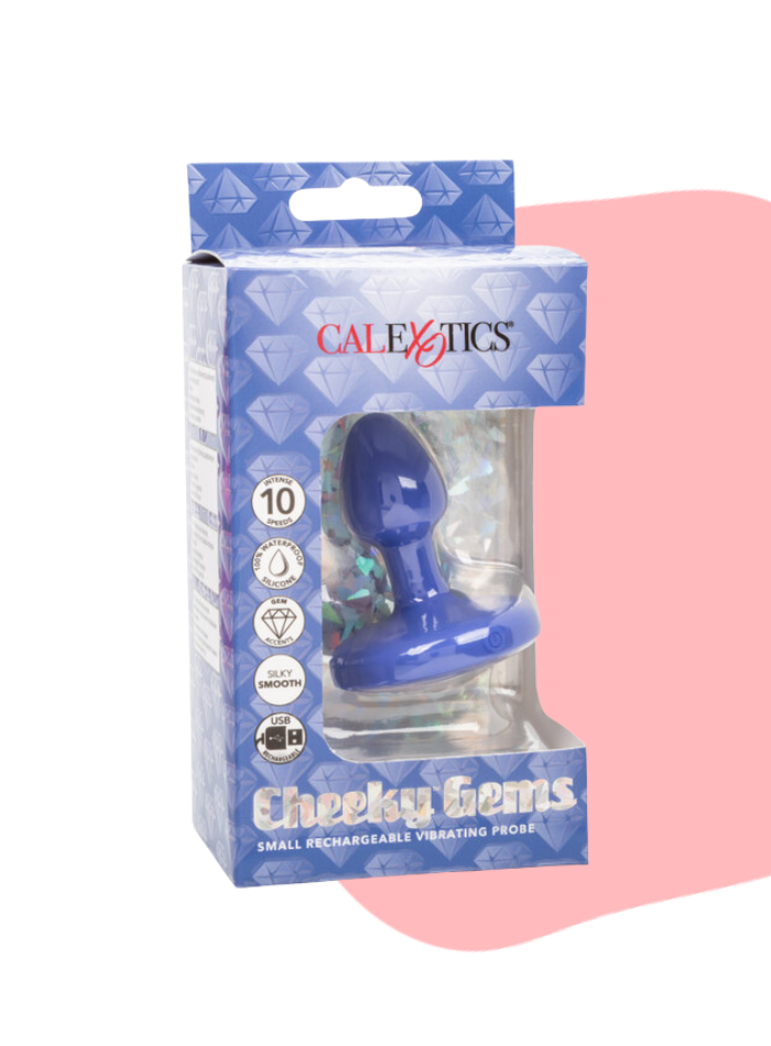 Cheeky Gems SMALL RECHARGEABLE VIBRATING Butt Plug