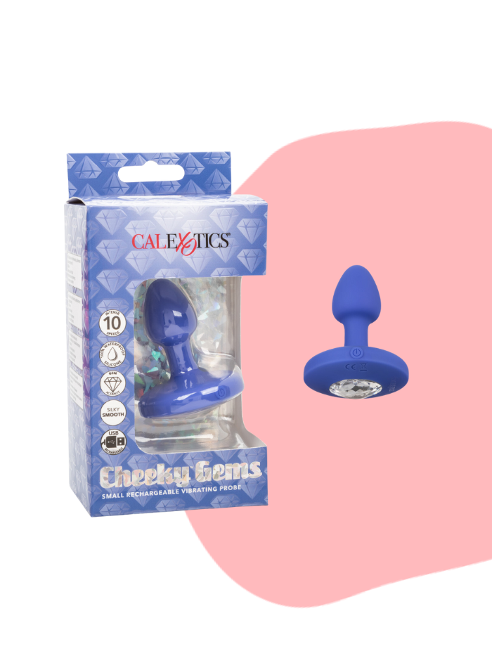 Cheeky Gems SMALL RECHARGEABLE VIBRATING Butt Plug
