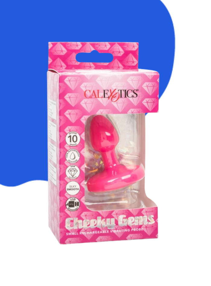 Cheeky Gems SMALL RECHARGEABLE VIBRATING Butt Plug