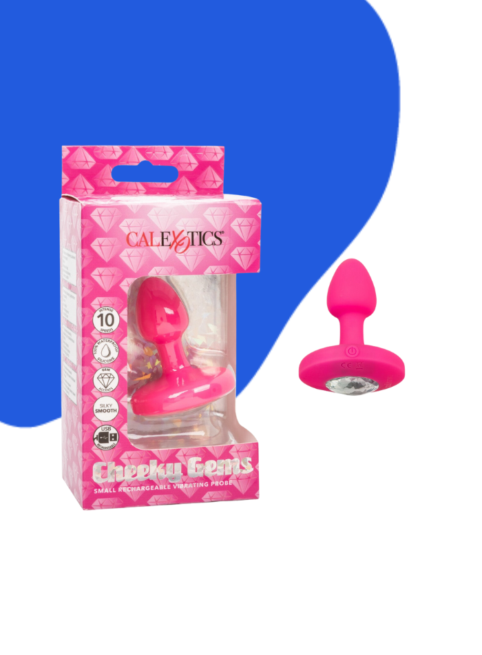 Cheeky Gems SMALL RECHARGEABLE VIBRATING Butt Plug