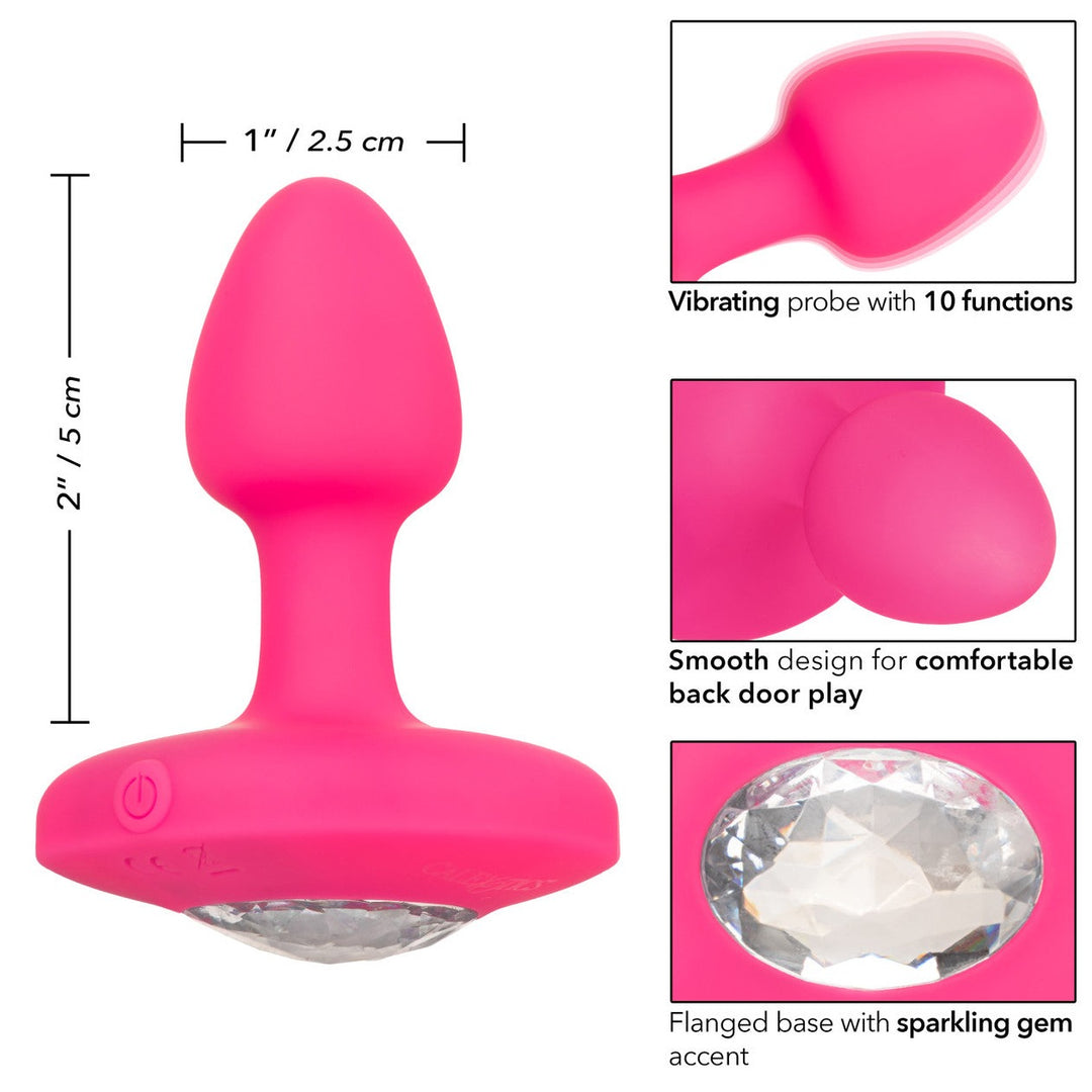 Cheeky Gems SMALL RECHARGEABLE VIBRATING Butt Plug