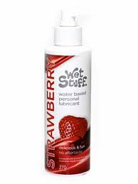 Wet Stuff Strawberry Flavoured Water Based Lubricant 270ml